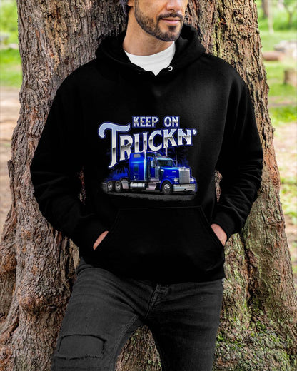 Keep On Truckn - Semi Truck Driver Trucker Trucking Mechanic T-Shirt - Gift For Mechanic - DOAN (SKUM08-D17)