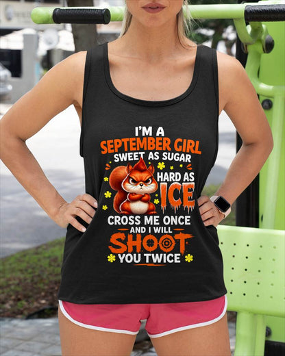 SEPTEMBER – "SWEET AS SUGAR - HARD AS ICE" – O VERSION – T – SHIRT FOR WOMEN –  TIEN09 (SKU2608-49-09)
