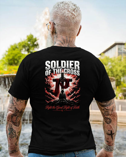 SOLDIER OF THE CROSS - CHRISTIAN T-SHIRT - FOR MEN tien00 (SKU2608-132)