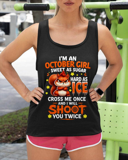 OCTOBER – "SWEET AS SUGAR - HARD AS ICE" – O VERSION – T – SHIRT FOR WOMEN –  TIEN10 (SKU2608-49-10)