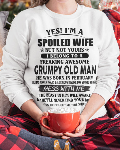 Grumpy Old Man February – Perfect gift for wife From Husband – TIEN02 (SKU08-63-02)