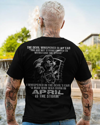 April - The Devil Whispered In My Ear - T-Shirt For Man - DOAN04 (SKU08-87-04)