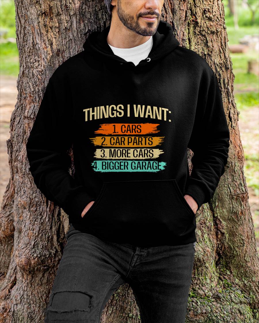Things I Want - Car Parts Enthusiast Auto Mechanic Engine T-Shirt - Gift For Mechanic - DOAN (SKUM08-D13)
