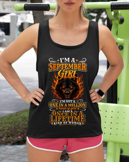 SEPTEMBER – "I AM A ONCE IN A LIFETIME KIND OF WOMAN" – YELLOW VERSION – T – SHIRT FOR WOMEN – TIEN09 (SKU2607-327-09)
