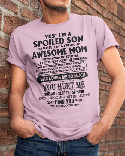 December - Awesome Mom - Perfect gift for your son from Mom - TIEN12 (SKU-SPW-12)