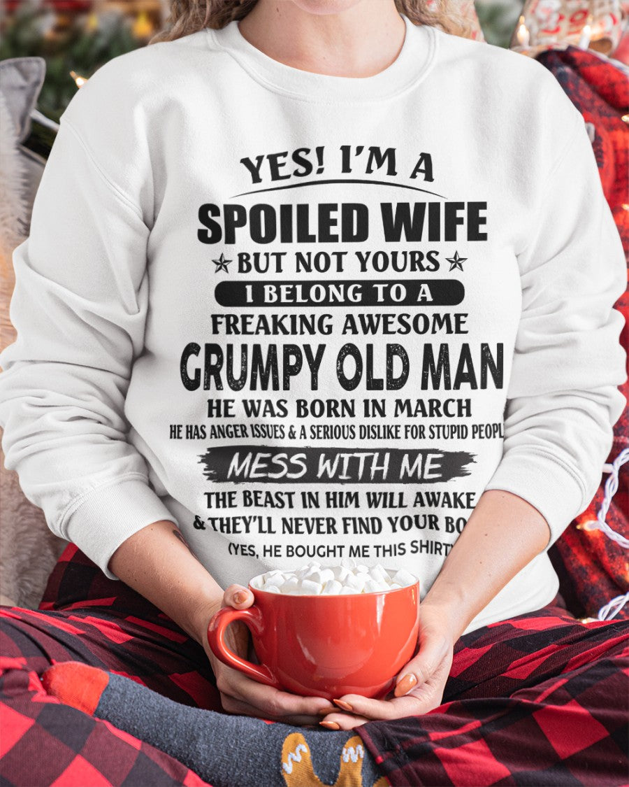 Grumpy Old Man January – Perfect gift for your wife From Husband – TIEN03 (SKU08-63-03)