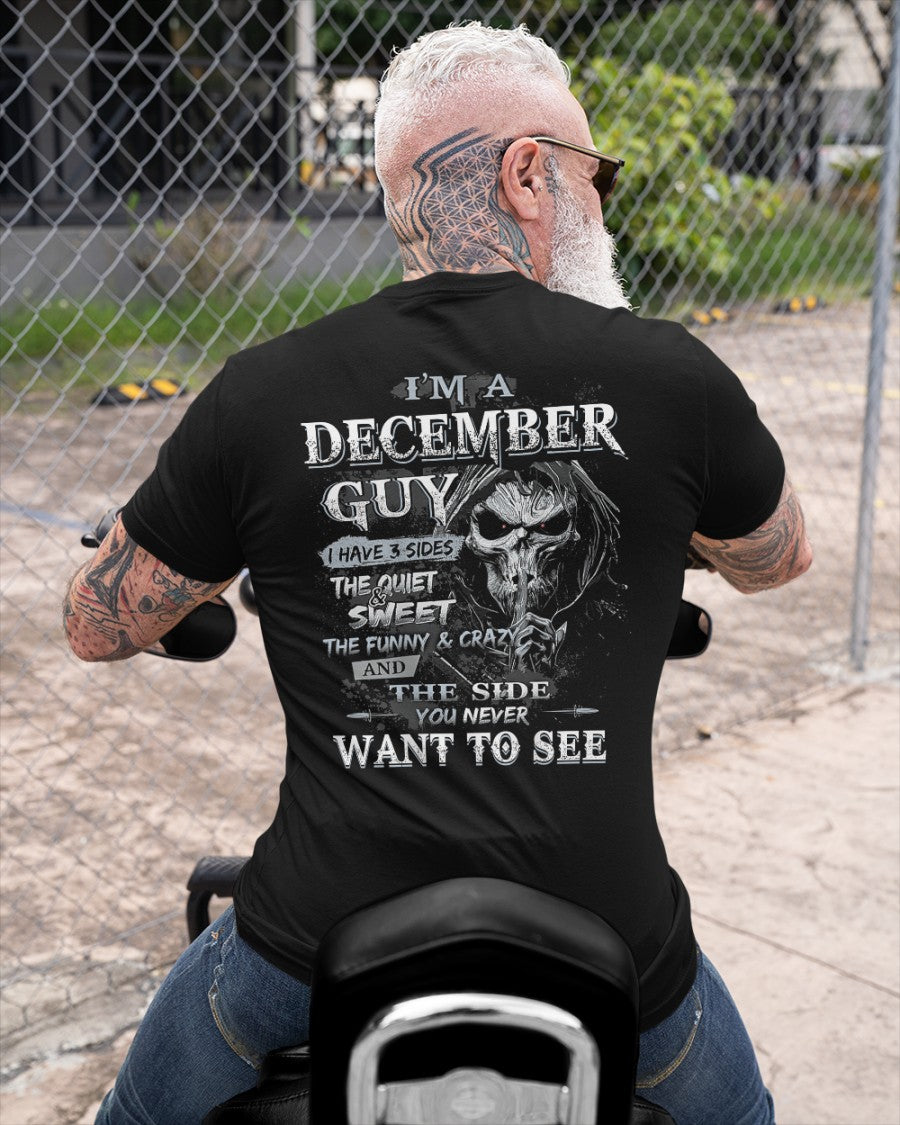 DECEMBER - I HAVE 3 SIDES - T-SHIRT FOR MAN - DOAN12 (SKU07-60-12)