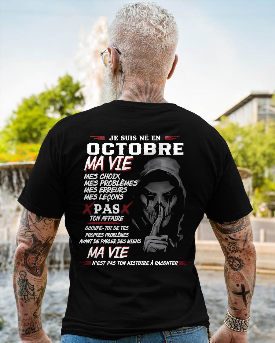 MA VIE – T-shirt pour homme – DOAN10 (SKU12-269-10)