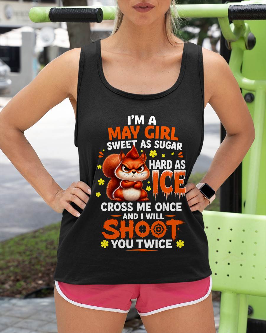 MAY – "SWEET AS SUGAR - HARD AS ICE" – O VERSION – T – SHIRT FOR WOMEN – TIEN05 (SKU2608-49-05)