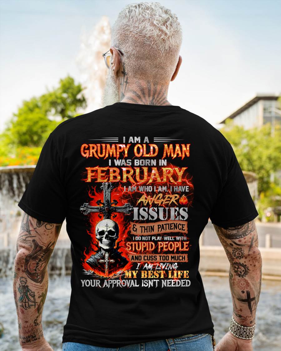 I Am A Grumpy Old Man – T-Shirt For Man – DOAN02 (SKU12-319-02)