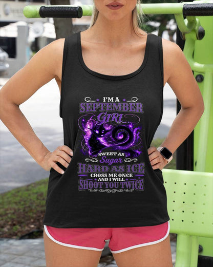SEPTEMBER – "SWEET AS SUGAR - HARD AS ICE" (PURPLE VERSION) – T – SHIRT FOR WOMEN – TIEN09 (SKU2607-284-09)