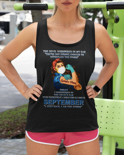 Never Underestimate A Woman Born In September – September Woman “I Am The Storm” - FMA / TIEN09 (SKU12-322-09)