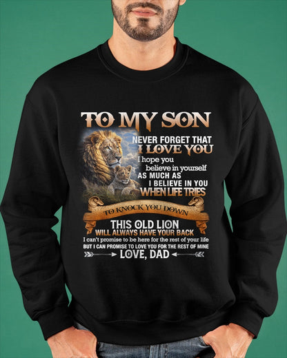To My Son T-Shirt – Gift From Dad / Man - TIEN00 (SKU12-76)