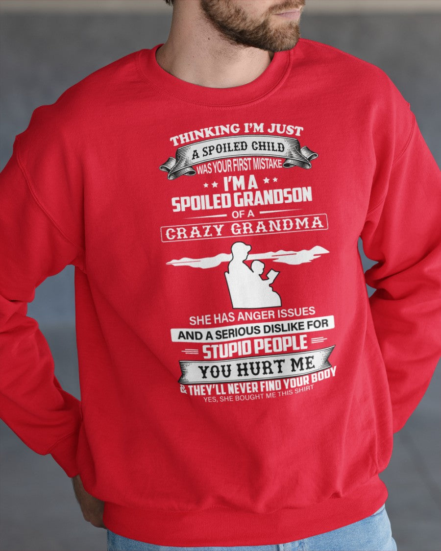 Spoiled by Grandma Shirt – From Grandma to Grandson TIEN00 (SKU-GMS2-00)