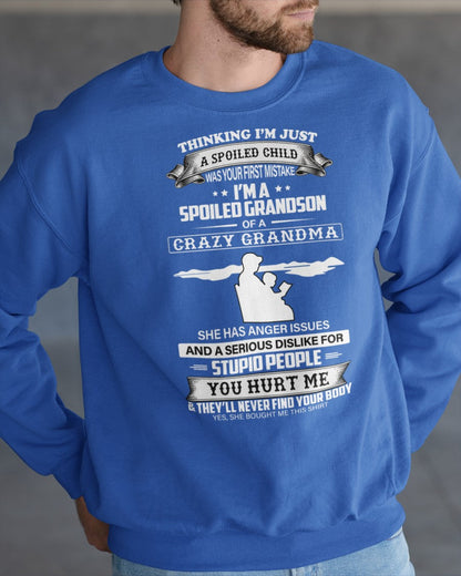 Spoiled by Grandma Shirt – From Grandma to Grandson TIEN00 (SKU-GMS2-00)