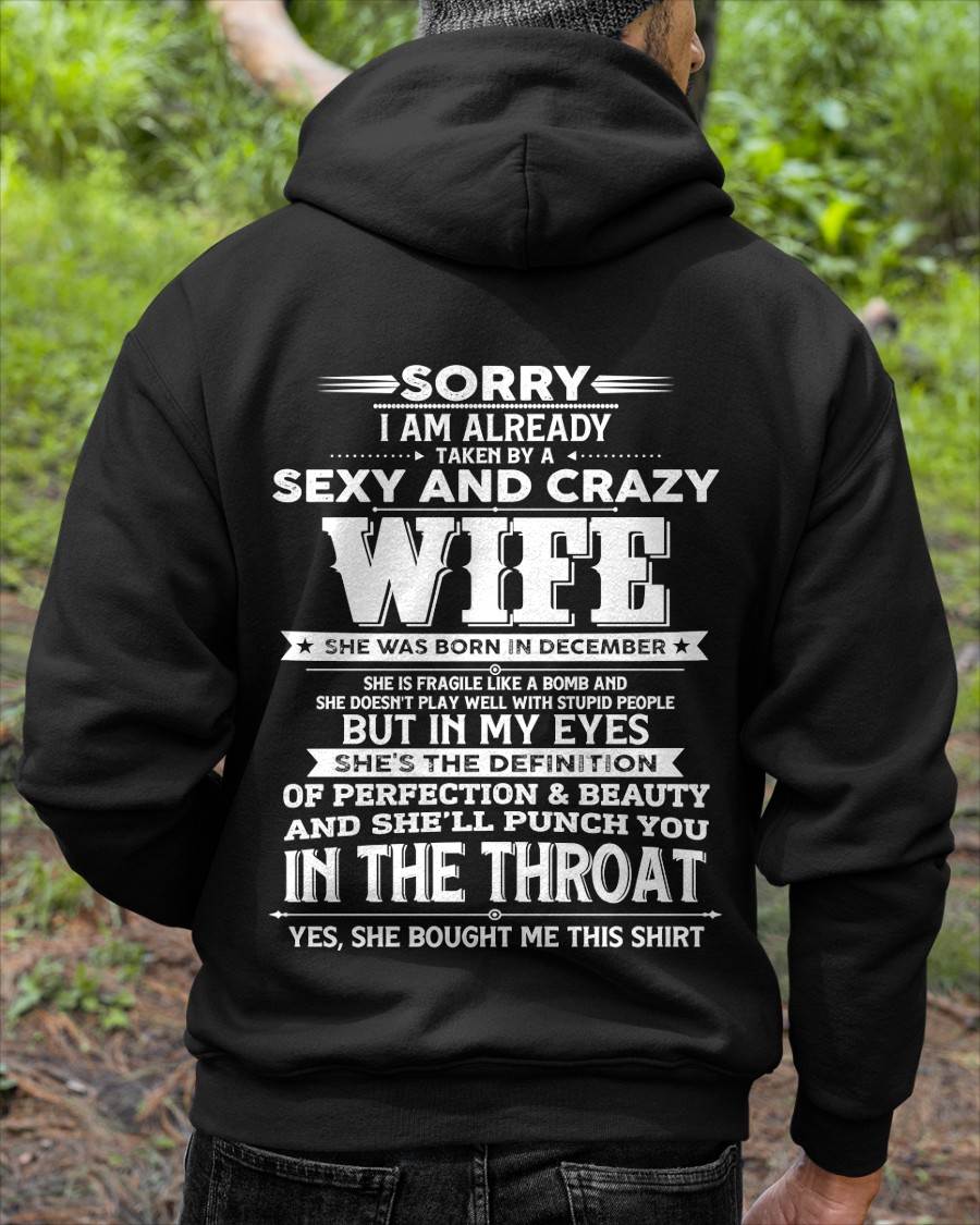 "MY WIFE IS THE DEFINITION OF PERFECTION & BEAUTY" – T- SHIRT FROM WIFE – TIEN12 (SKU2605-358-12)