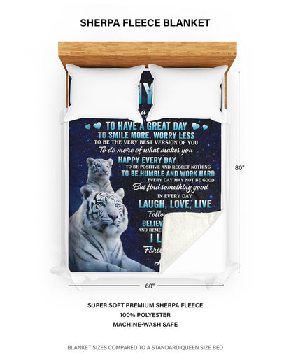 Special Gift For Your Son Blanket - From Mom (SKUB12-03)