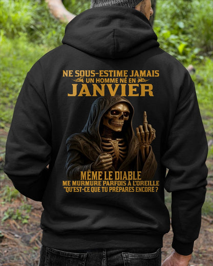 NE SOUS-ESTIME JAMAIS UN HOMME NÉ EN JANVIER Fr01 TIEN01 male (SKU12-305-01)