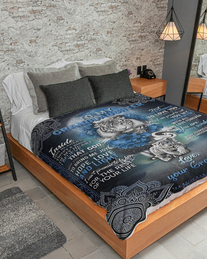 Special Gift For Your Granddaughter Blanket - From Grandma (SKUB12-15)