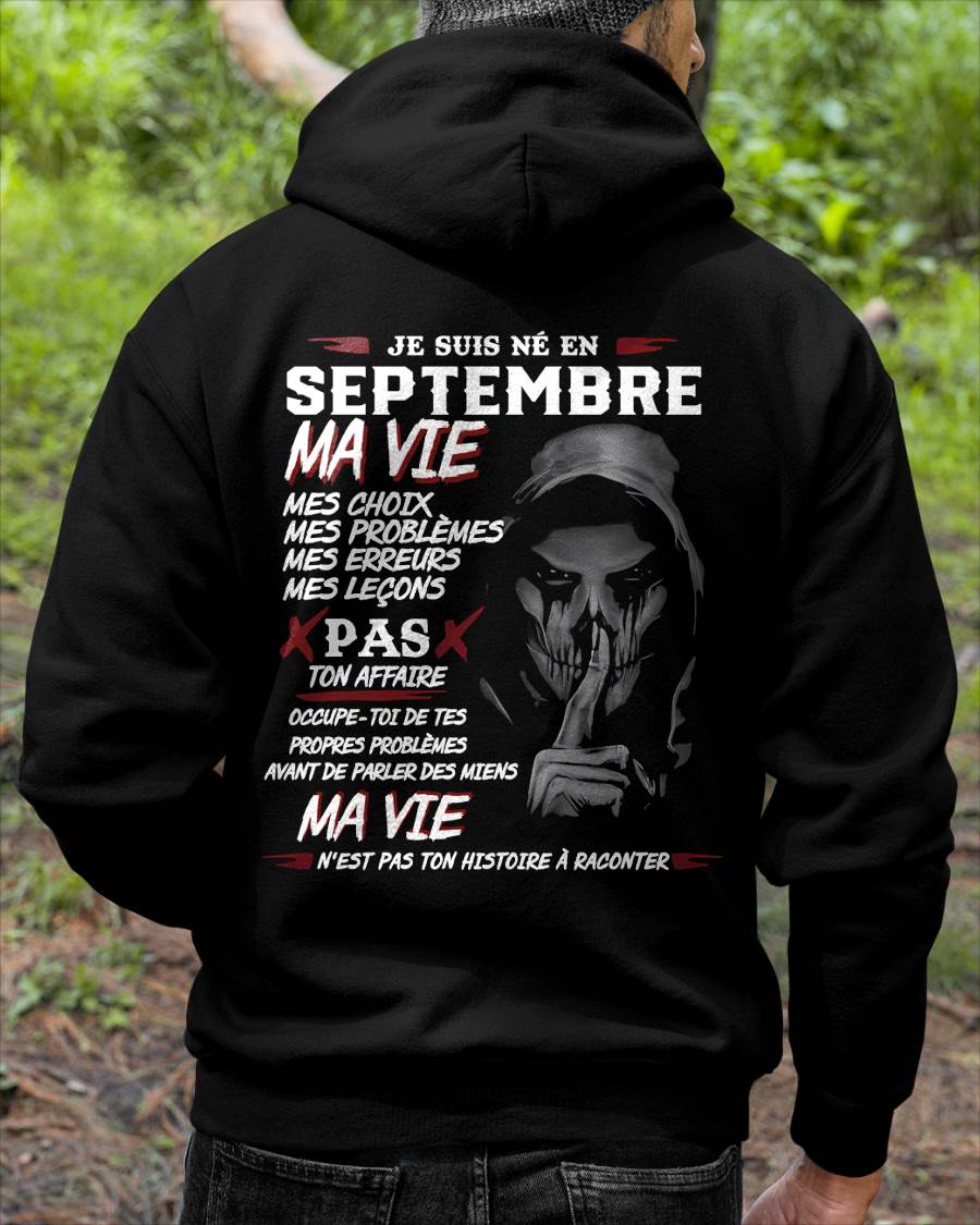 MA VIE – T-shirt pour homme – DOAN09 (SKU12-269-09)