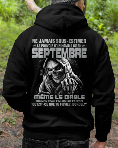 LE POUVOIR D’UN HOMME NÉ EN – T-SHIRT POUR HOMME – DOAN09 (SKU08-61-09)