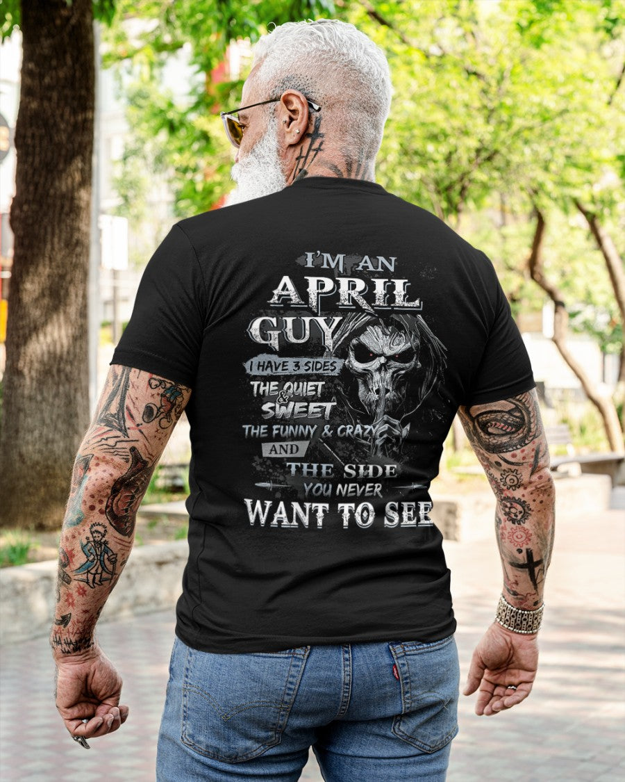 APRIL - I HAVE 3 SIDES - T-SHIRT FOR MAN - DOAN04 (SKU07-60-04)