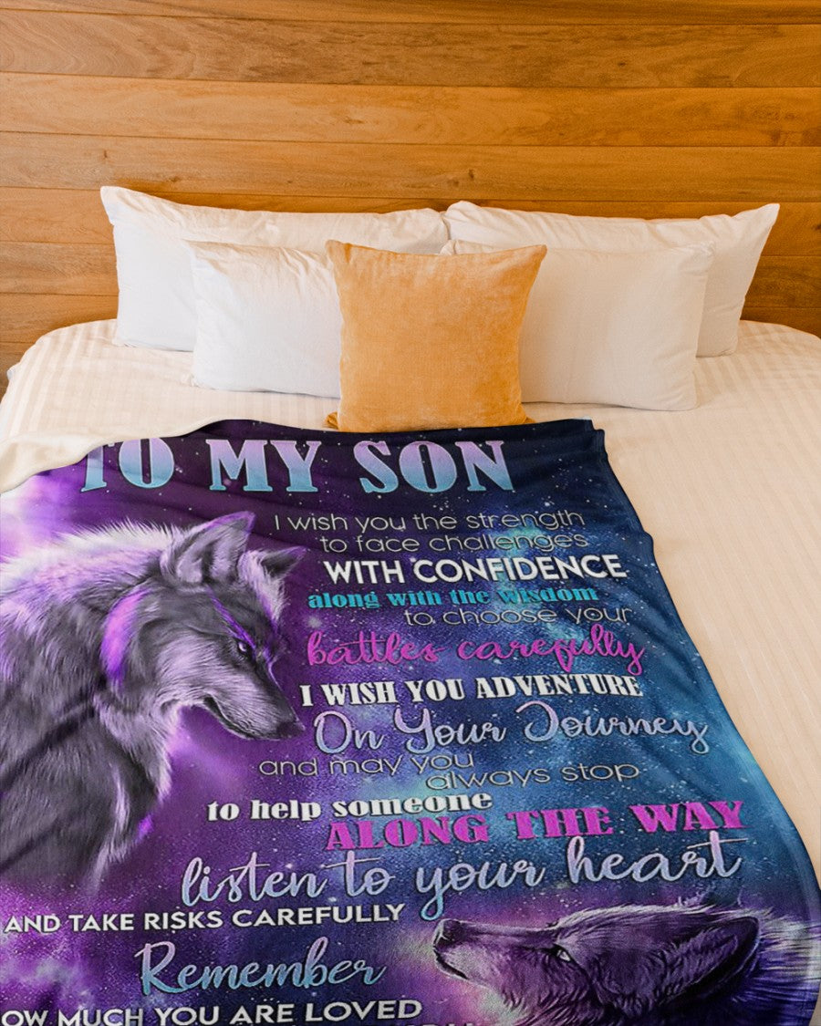 The Perfect Gift For Your Son Blanket - From Dad (SKUB10-Btien)