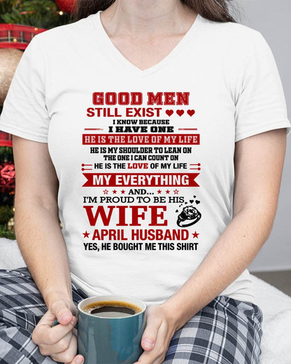"My Husband Is The Love Of My Life" – The Special T - Shirt From Husband – TIEN04 (SKU2605-364-04)