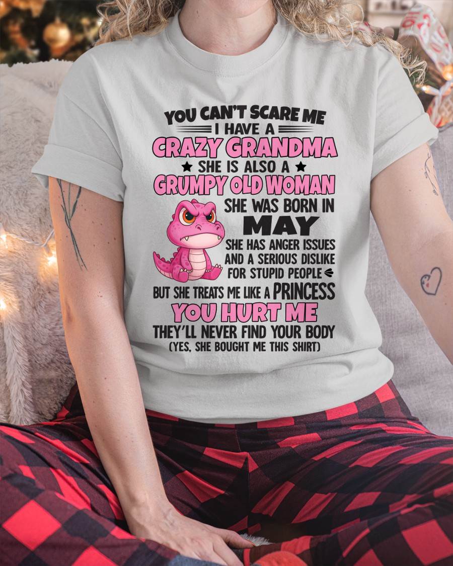 You Can’t Scare Me - Gift For Grandson And Granddaughter From Grandma - DOAN05 (SKU09-130-05)