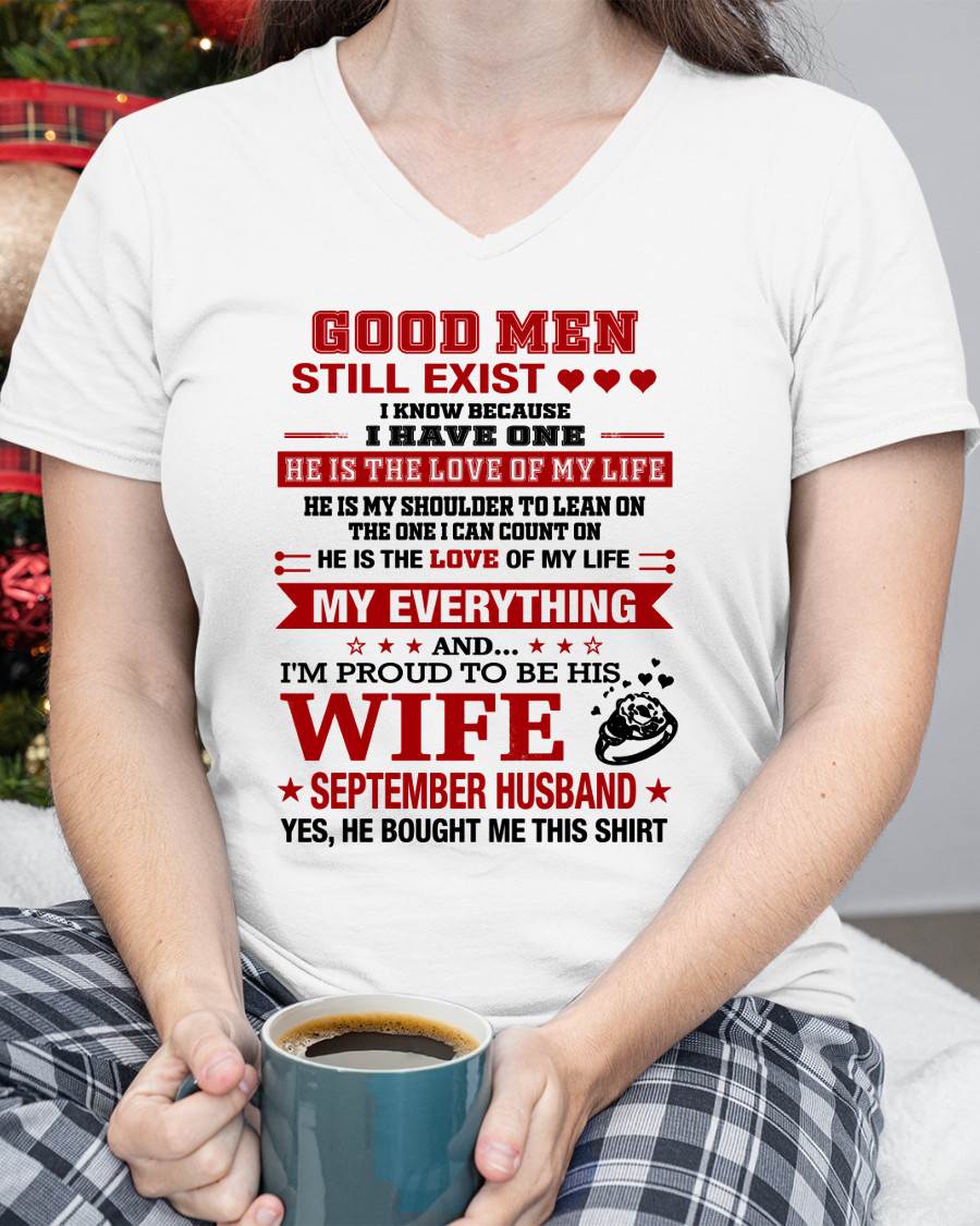"My Husband Is The Love Of My Life" – The Special T - Shirt From Husband –TIEN09 (SKU2605-364-09)
