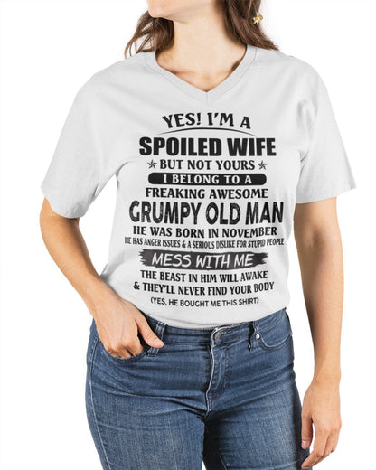 Grumpy Old Man November – Perfect gift for wife From Husband – TIEN11 (SKU08-63-11)