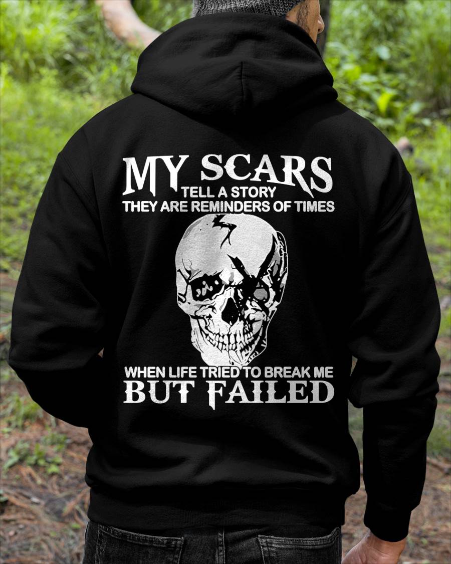 My Scars Tell A Story – T-Shirt For Man – DOAN00 (SKU10-27-00)