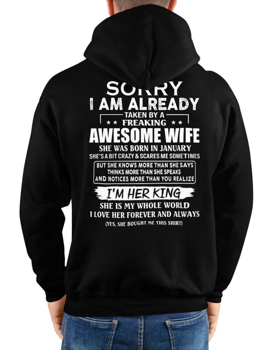 Awesome wife January - Perfect gift for husband from wife - TIEN01 (SKU68-79-01)