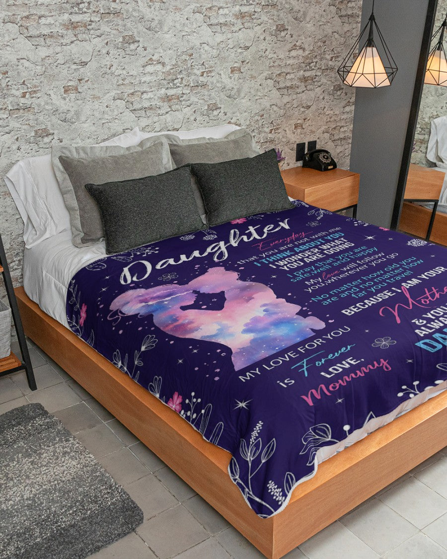 SPEICAL BLANKET TO YOUR DAUGHTER - A WARM HUG FROM MOM - TIEN00(SKU2606-390)