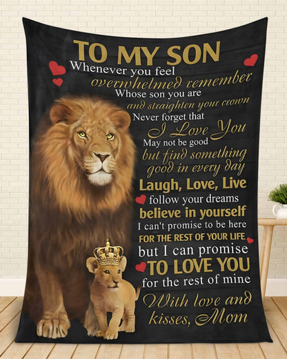 Special Gift For Your Son Blanket - From Mom (SKUB11-74)