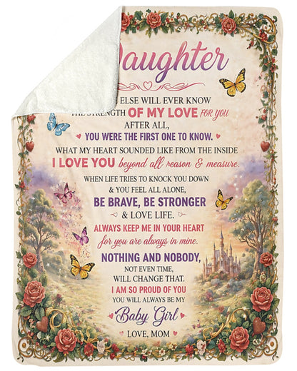 Special Gift For Your Daughter Blanket - From Mom - (SKU2605-427)