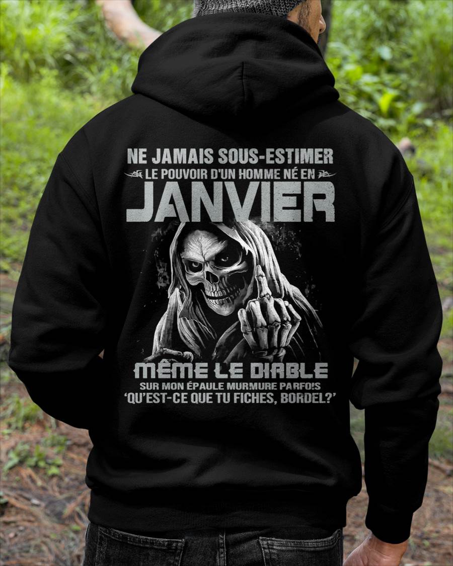 LE POUVOIR D’UN HOMME NÉ EN – T-SHIRT POUR HOMME – DOAN01 (SKU08-61-01)