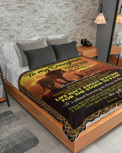 Special Gift For Your Daughter Blanket - From Dad (SKUB11-90)