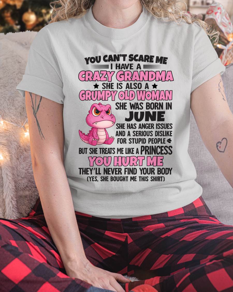 You Can’t Scare Me - Gift For Grandson And Granddaughter From Grandma - DOAN06 (SKU09-130-06)