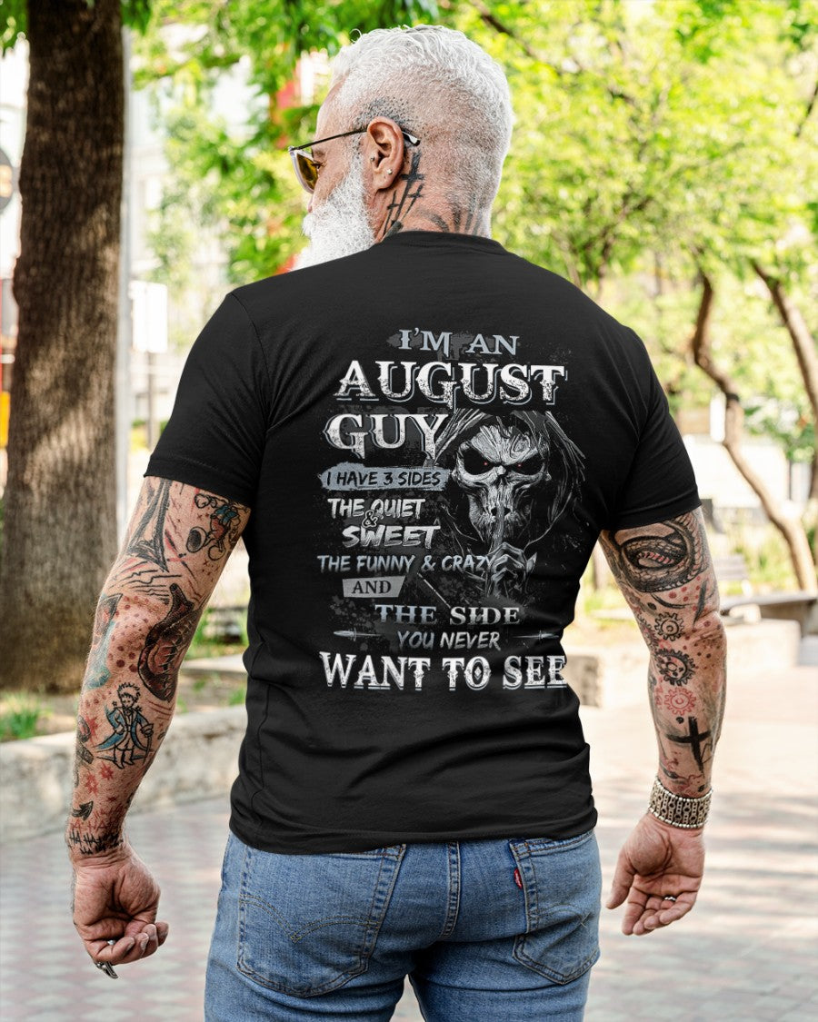 AUGUST - I HAVE 3 SIDES - T-SHIRT FOR MAN - DOAN08 (SKU07-60-08)