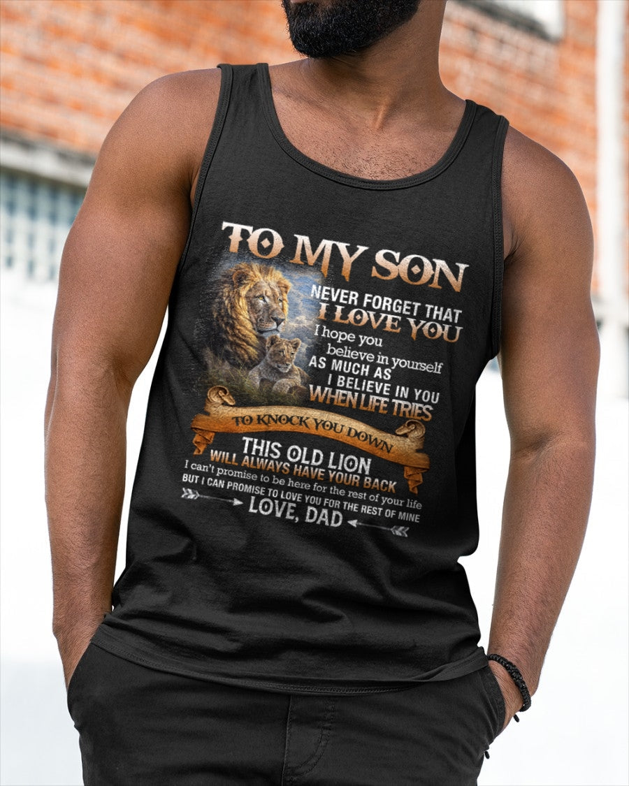 To My Son T-Shirt – Gift From Dad / Man - TIEN00 (SKU12-76)