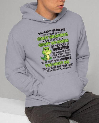NOVEMBER - YOU CAN'T SCARE ME - FOR GRANDSON - GIFT FROM GRANDMA - TIEN11 (SKU09-85-11)