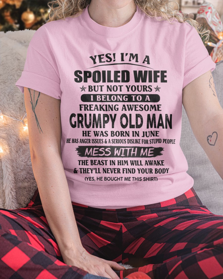 Grumpy Old Man June – Perfect gift for your wife From Husband – TIEN06 (SKU08-63-06)