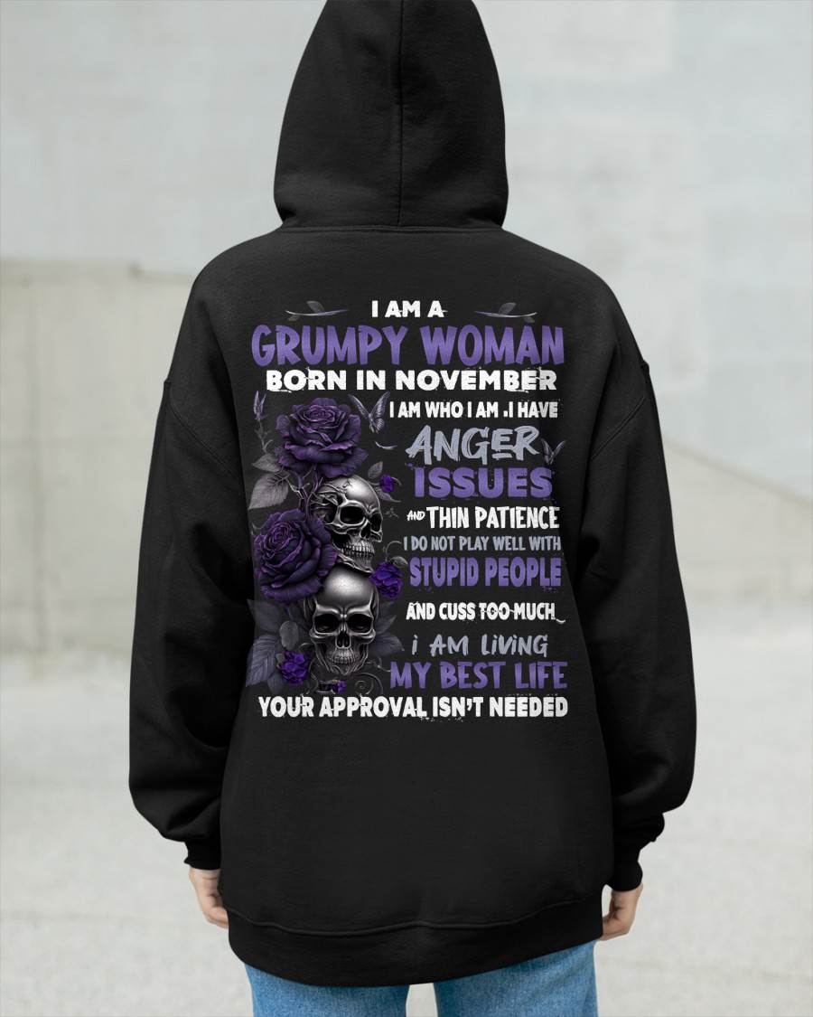 I Am A Grumpy Woman – T-Shirt For Woman – DOAN11 (SKU10-08-11)