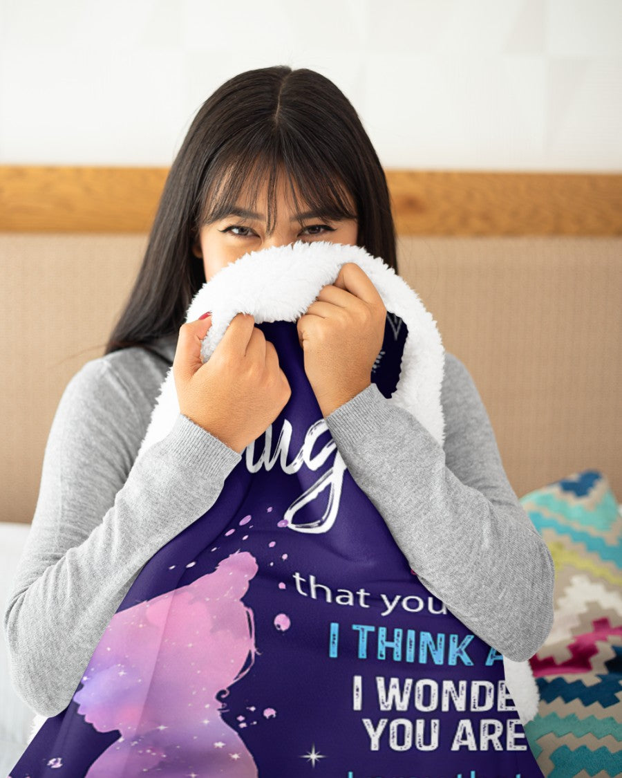 SPEICAL BLANKET TO YOUR DAUGHTER - A WARM HUG FROM MOM - TIEN00(SKU2606-390)