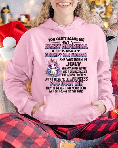 You Can’t Scare Me I Have A Crazy Grandma - Gift For Grandson And Granddaughter From Grandma - DOAN07 (SKU09-106-07)