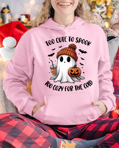 Too Cute To Spook Too Cozy For The Cold - T Shirt For Woman - DOAN (SKU09-50)