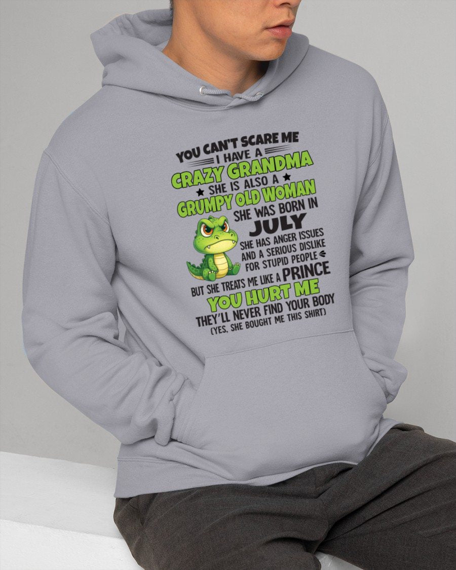 JULY - YOU CAN'T SCARE ME - FOR GRANDSON - GIFT FROM GRANDMA - TIEN07 (SKU09-85-07)