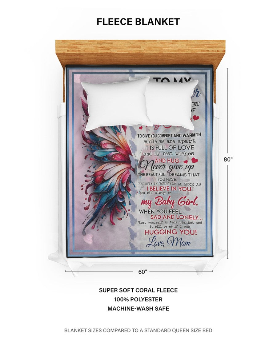 Special Gift For Your Daughter Blanket - From Mom (SKUB11-152)