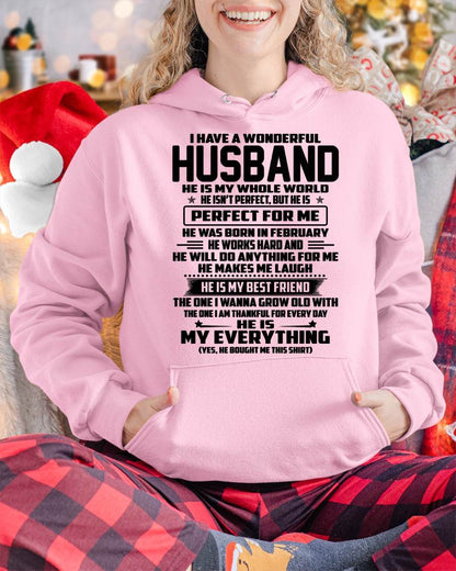 February – I Have A Wonderful Husband – Gift For Wife From Husband – DOAN02 (SKU12-314-02)